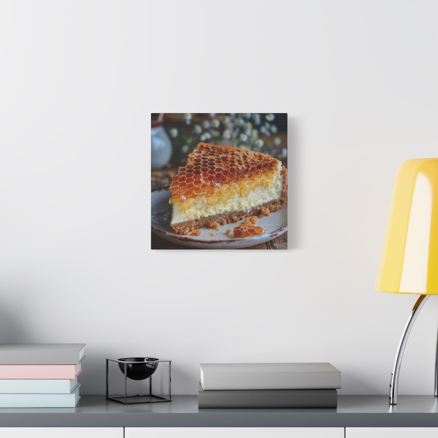 Honeycomb Cheese Cake Canvas Art