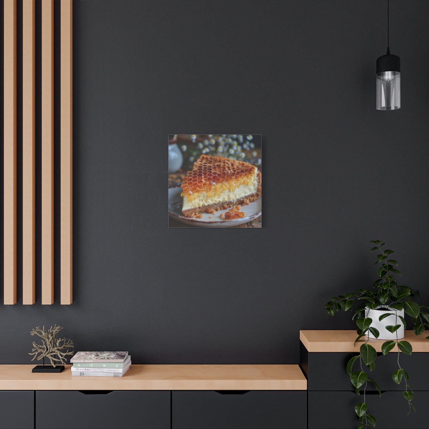 Honeycomb Cheese Cake Canvas Art