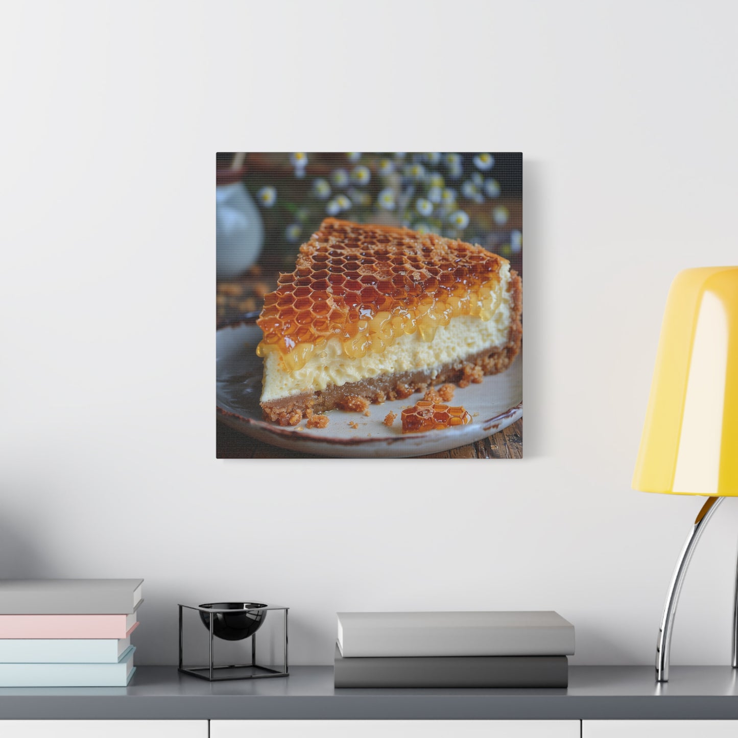 Honeycomb Cheese Cake Canvas Art