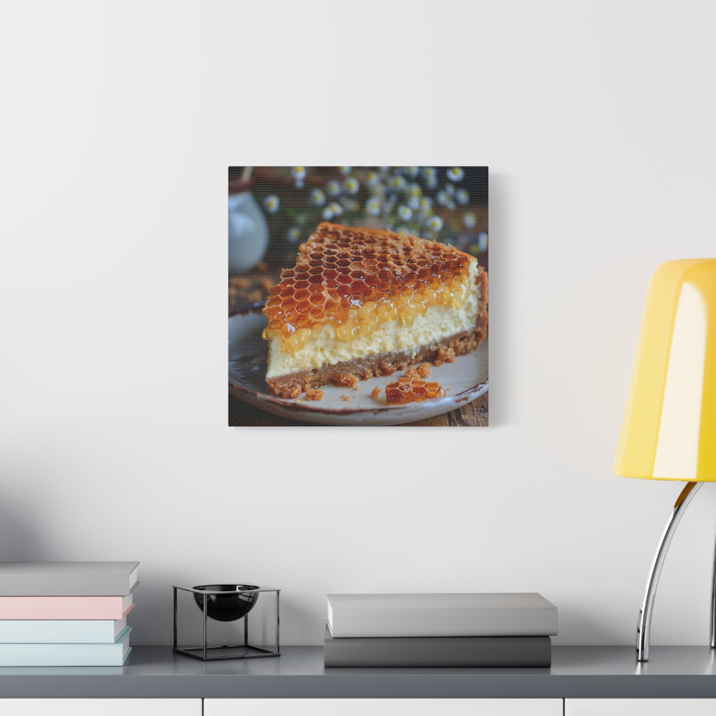 Honeycomb Cheese Cake Canvas Art